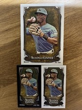 2024 Topps Allen & Ginter Black & White Mini & Base - #302 Tim Anderson -Marlins