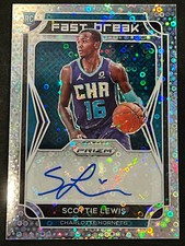 2021-22 Panini Prizm Fast Break Scottie Lewis #FBR-SLW Rookie Auto RC