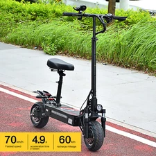 Q7 Pro Dual Motor 3200W 52V 19AH Electric Scooter Adult 70KM/Hour With Seat nnE1