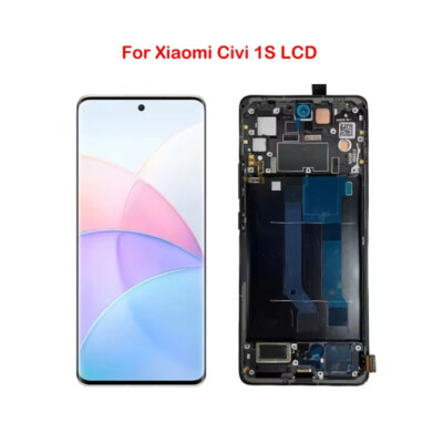 6.55'' OLED For Xiaomi Civi 1S LCD Display Touch Screen Digitizer Assembly W/Fr