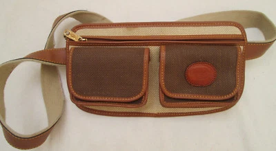 - Authentique sac banane RODOLPHE  toile/cuir  bag - Photo 1/4