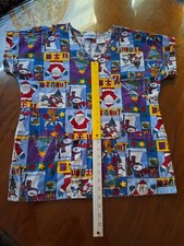 CHRISTMAS SCRUB Women's Size Small-see measurements