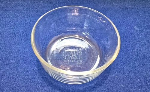 Vintage Pyrex Clear Borosilicate Glass Round Bowl 7200 2 Cups
