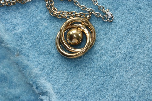 Modernist Pendant Chain Necklace Reversible - Picture 5 of 5