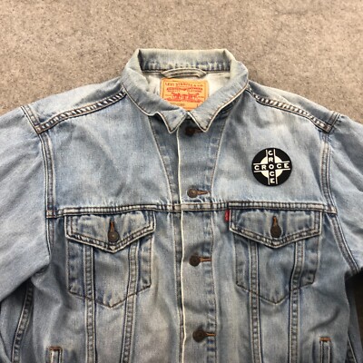 Vintage Levis Mens Jacket Large Blue Denim Jean Trucker 70507 0389