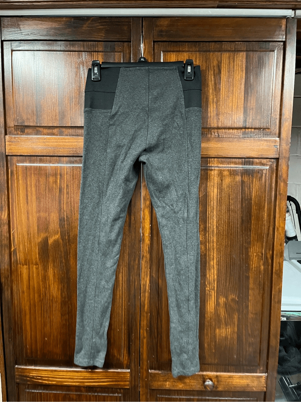 Zara Basic gray leggings with elastic waistband s… - image 7