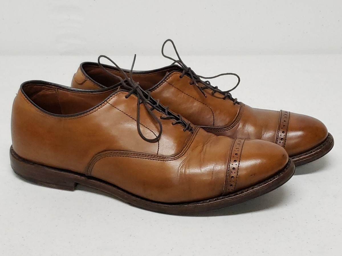 Brooks Brothers Mens Cap Toe Goodyear Welted Brown Oxfords  display picture 1
