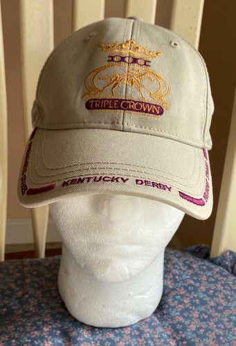 Vintage Triple Crown Horse Racing Hat 