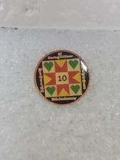 1997 Florida Kiwanis Caring Corner 10th Anniversary Enamel Lapel Pin Clutch Bck