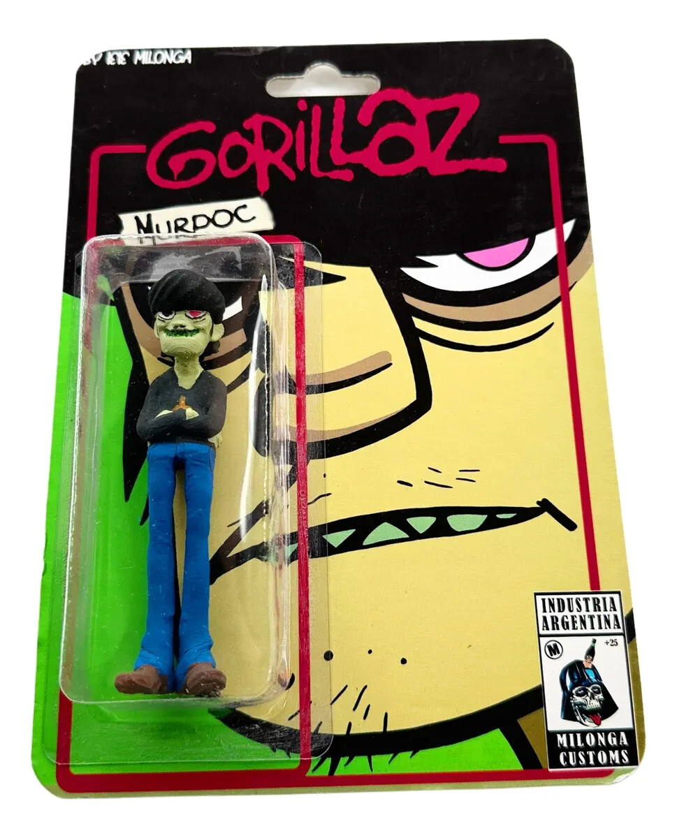 Gorillaz ~ Custom Fan Art Tribute 4 Figures Set Noodle Murdoc