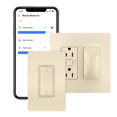 Legrand Radiant WNRH15KITLA Switch with Netatmo Starter Kit, Tamper Resistant...