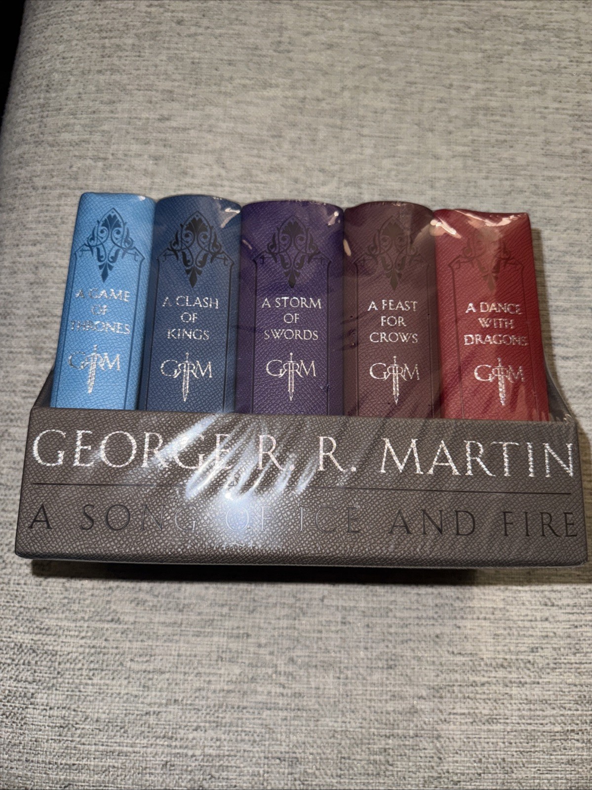 George R. R. Martin's Game of Thrones Leather-Cloth Boxed Set - Song of Ice and Fire Series