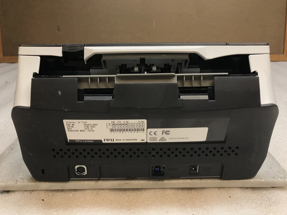 Fujitsu fi-7160 Document and Image Duplex Scanner - No Power Cable Doc Holders - Image 4 of 4