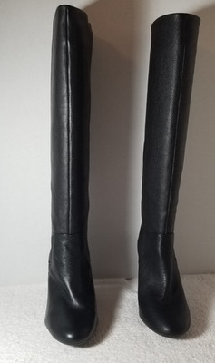 Gianni Bini Jellenia Block Heel Knee Hi Boots Size 7.5 M NEW with BOX