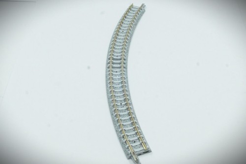 1:160 Spur N TOMIX 1195 Gebogenes Gleis C243 - 45° mit Betonschwellen - 1 Stück | Zustand: Gebraucht