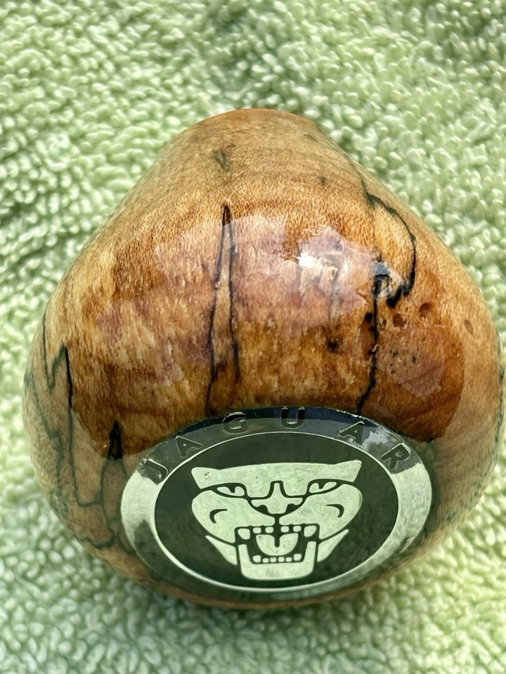 JAGUAR XJ6, XJS, XJ8, XK8, XJR, XKR, XK, tipo S, tipo X, perilla de cambio de marchas de madera de burl XK Foto 4 de 4