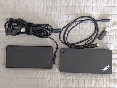 Lenovo ThinkPad USB-C Dock Gen 2, 170W AC Adapter, USB-C Cable