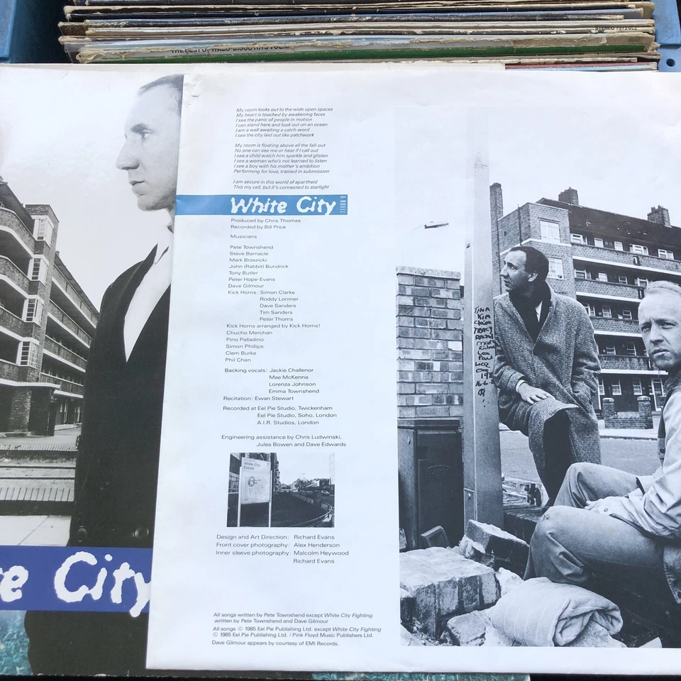 LP Vinyl - Pete Townshend - White City (A Novel) - Ois - Atco Rec. - 1985 - - Bild 3 von 4