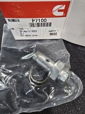 New Cummins P7100 Oil Return Screw For Injection Pump Overflow New Cummins P7100 Oil Return Screw For Injection Pump Overflow