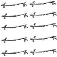 10Pcs Stilvoll Gold KnöPfe Schublade Tragbar ZubehöR FüR SchräNke Und Dressers