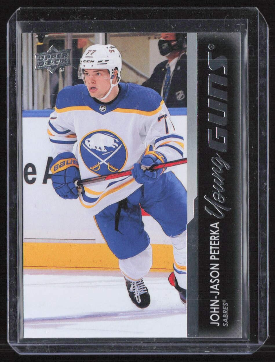 John-Jason Peterka 2021-22 Upper Deck Young Guns #711 Buffalo Sabres
