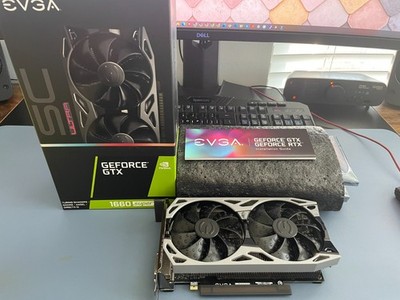 EVGA 06G-P4-1068-KR GeForce GTX 1660 Super Sc Ultra Gaming, 6GB GDDR6 Dual Fan