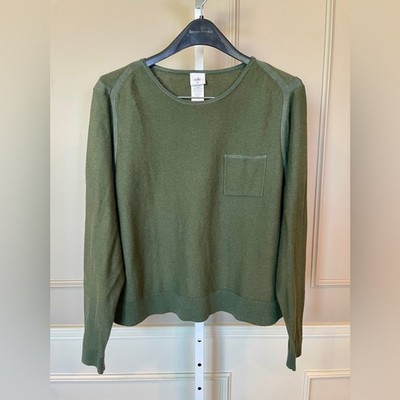 CAbi #4862 NWOT XL Sweater Tee Artichoke Green Fall 2025 Never Worn