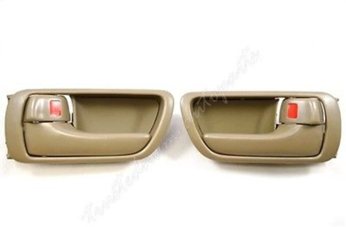 fits 2002 to 2006 Camry Sedan Interior Door Handle Left Right Front Rear Tan