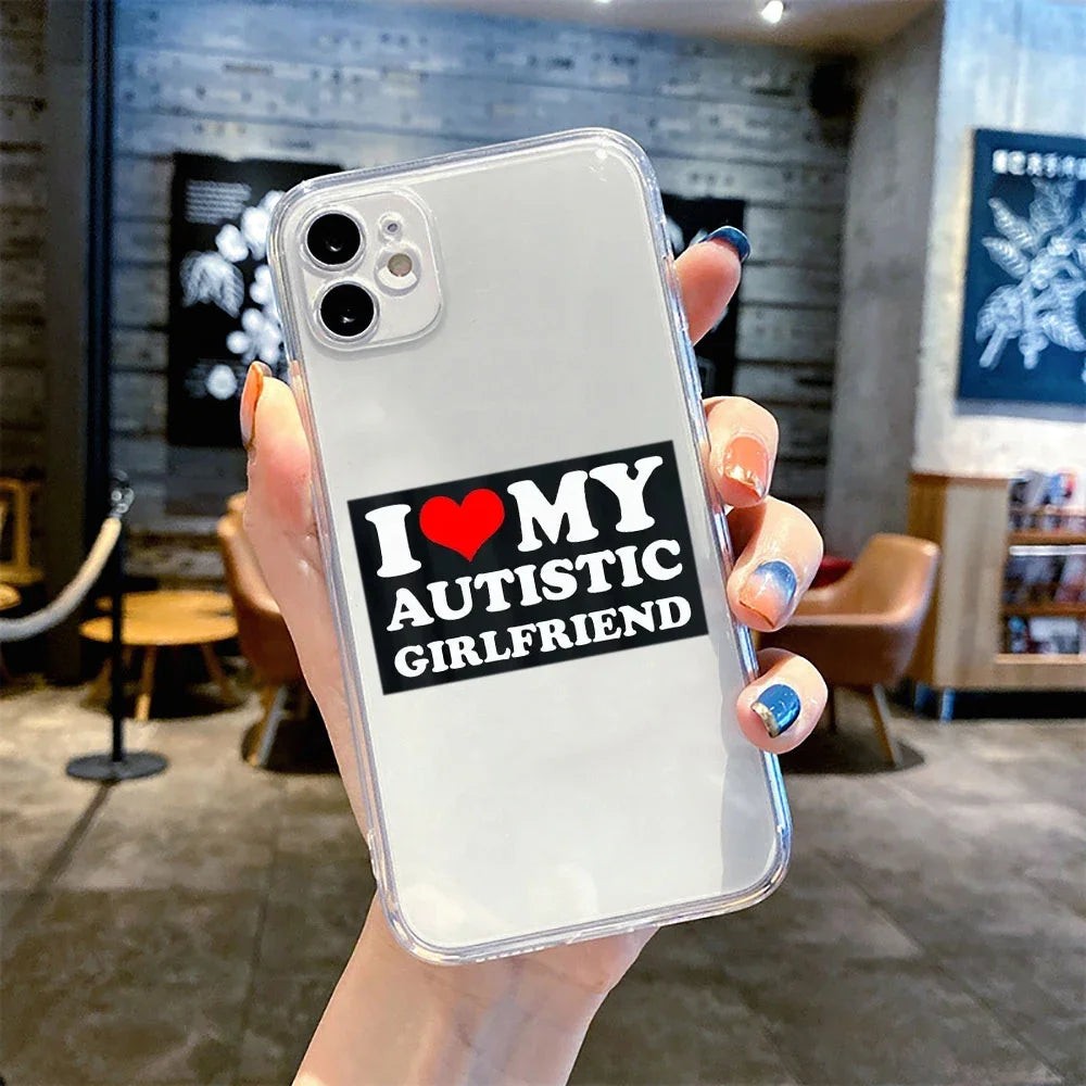 I Love My Boyfriend Girlfriend Phone Case for iPhone 13 14 15 Pro Max | eBay