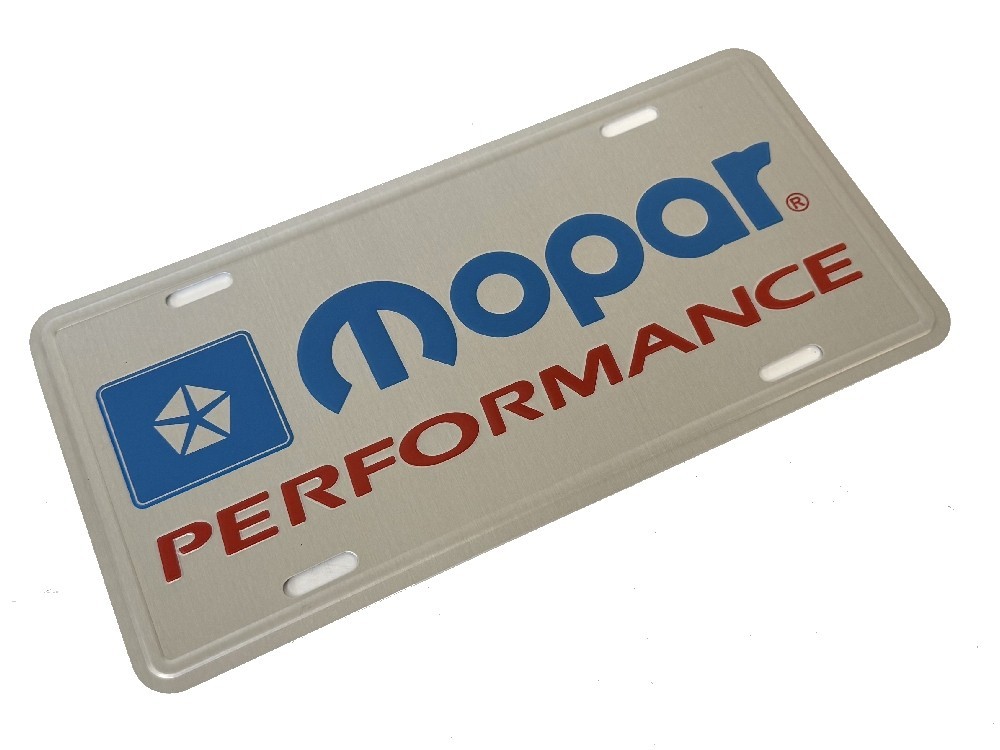 Mopar Performance License Plate 70's Dodge Plymouth Cuda