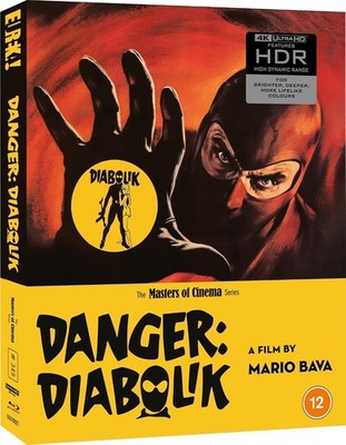 Danger: Diabolik (1968) 4K UHD Blu-Ray Limited Edition NEW (4K Disc is RegFree)