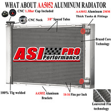 3row Aluminum Radiator Fit Chevy Sbc 350 Double Pass 31 X 19 Us. 3row Aluminum Radiator Fit Chevy Sbc 350 Double Pass 31 X 19 Us.