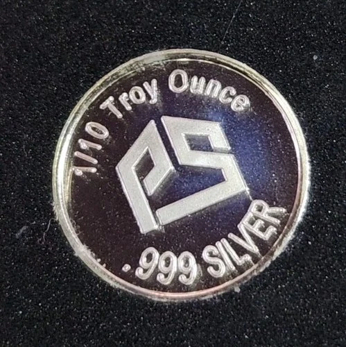 1/10 oz .999 Silver Smiley Face Round - Vintage Bullion Collectible