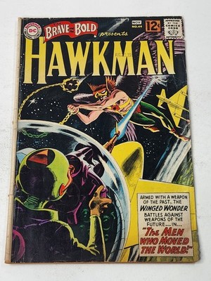 Brave and the Bold 44 DC Comics Hawkman Joe Kubert Cover & Art Silver Age 1962
