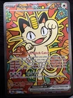 Pokémon TCG Meowth EX 121/088 Special Illustration Rare Perfect Order SIR - NM