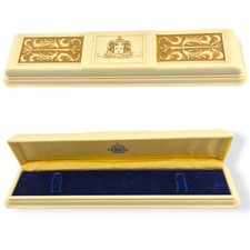 Vintage Hamilton Celluloid Blue Felt Watch Display Presentation Case