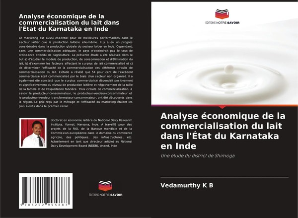 Vedamurthy K B | Analyse éConomique De La Commercialisation Du Lait Dans...-image