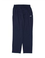 ASICS Mens Tracksuit Trousers Medium Navy Blue SD12