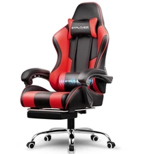 Gaming Chair, Computer Chair with Footrest and Lumbar Support, Height Adjusta...