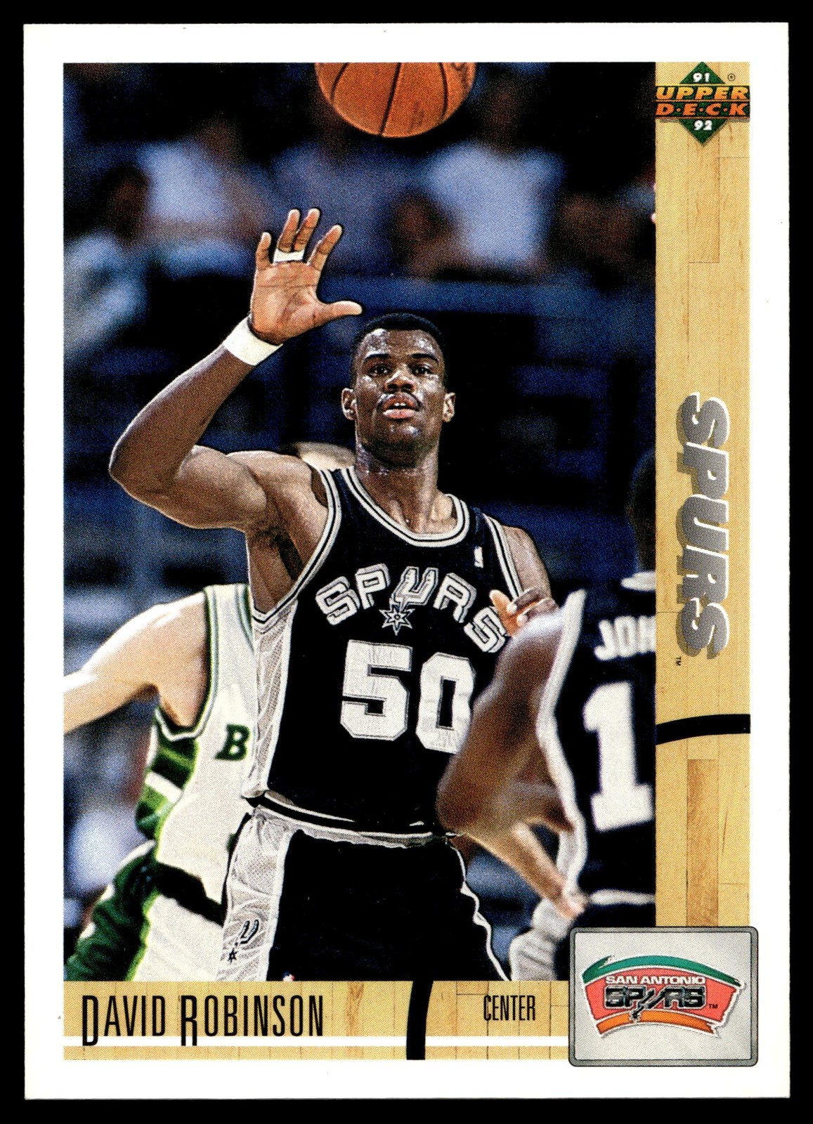 1991-92 Upper Deck #324 David Robinson HOF San Antonio Spurs