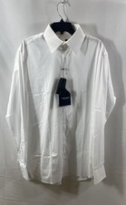 Giorgio Armani NWT Men's White Camicia Da Sera Evening Dress Shirt Size 43