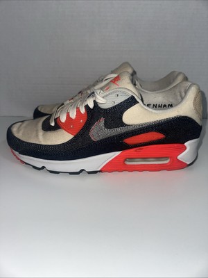 Nike x Denham Air Max 90 Infrared Denim Size Men's
