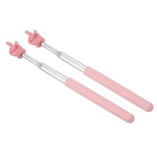 Telescopic Teachers Pointer Stick, 2 Pcs Teacher Hand Finger, Pink Style 2