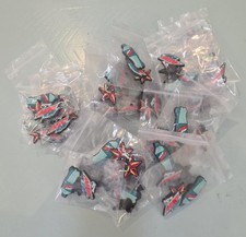 Lot Of 25 (Sets Of 3) Baja Blast Charms Shoe Fits Crocs (Mountain Dew)