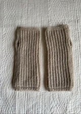 United Arrows Beige Knit Gloves