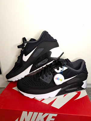 Nike Air Max 90 Ultra SE Herren Sneaker Low Top Schwarz/Weiß EU 42,5