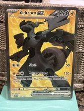 Pokémon TCG Zekrom EX Black Bolt 158/086 Ultra Rare Card SV