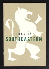 1960s Southeastern Louisiana College Promotional Booklet Map Campus Life Info
