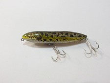 Heddon Zara Spook Sorizara Old NF Yellow Floating Lure Used