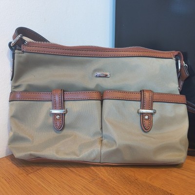Chaps Brown  Tote Shoulder Bag Handbag Purse  Handle